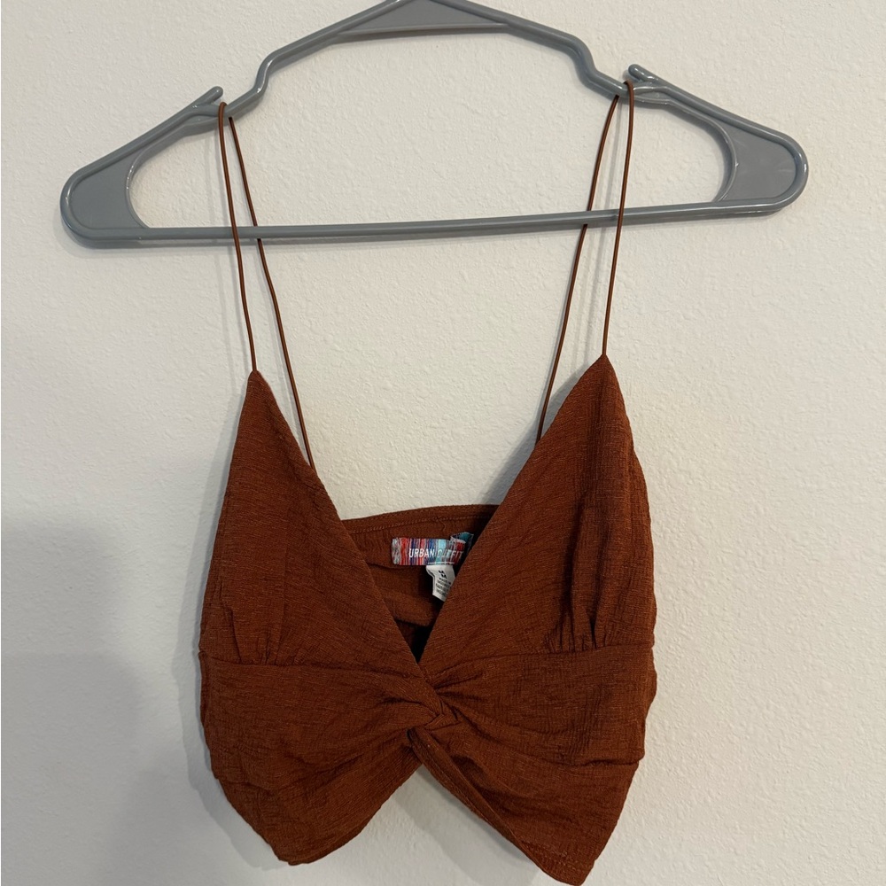 Urban Outfitters Brown crop Top